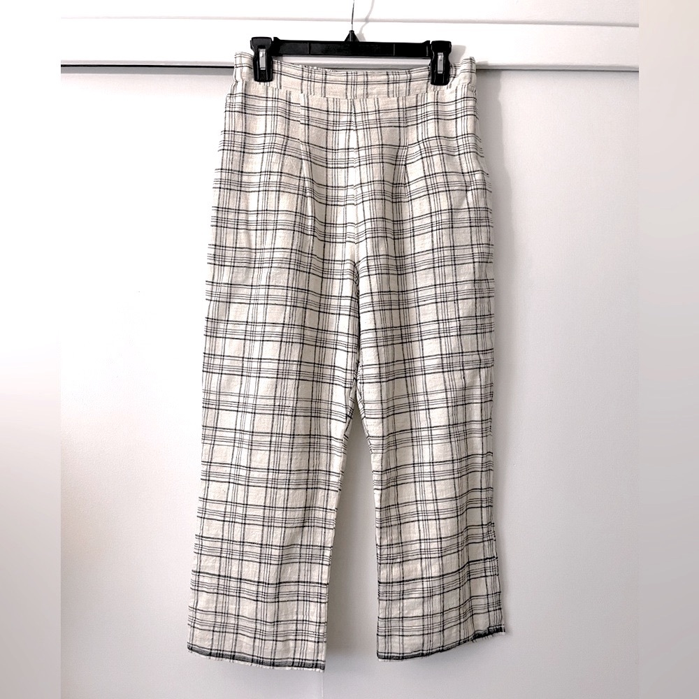 Injiri plaid Pants NWT